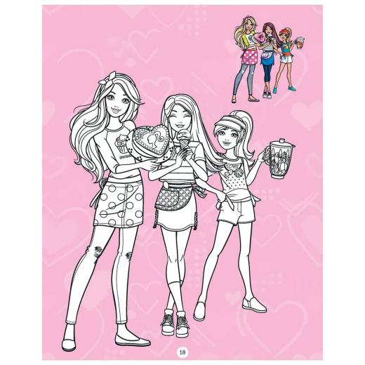 Dreamland Barbie Copy Coloring Book