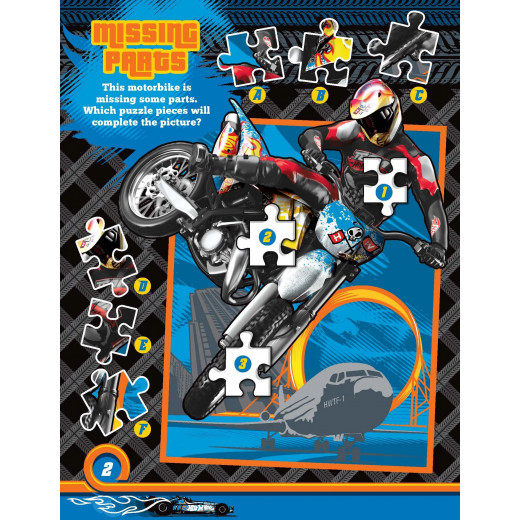 Dreamland Hot Wheels Activity Book with Stickers