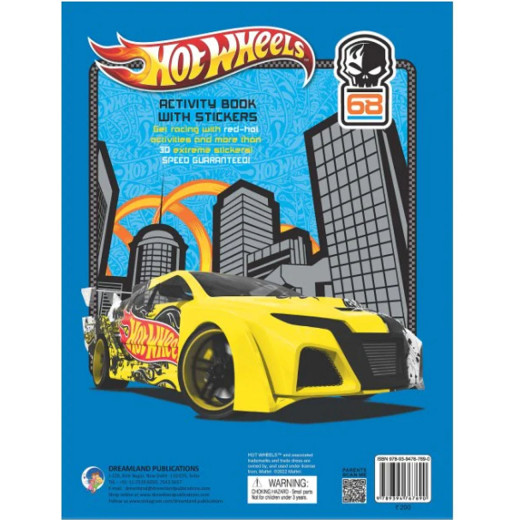 Dreamland Hot Wheels Activity Book with Stickers