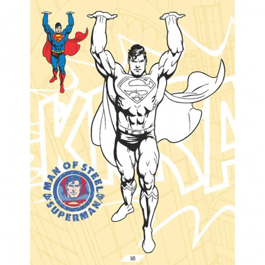 Dreamland Superman Copy Coloring Book