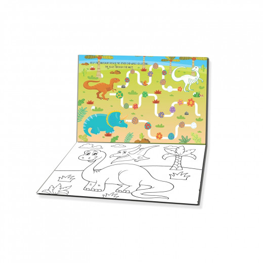 Dreamland fun with dinosaur activity & coloring