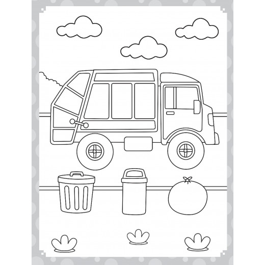 Dreamland | Publications My Ultimate Vehicles Coloring Fun Book With Free Crayons