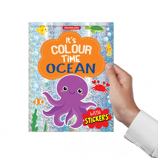 Dreamland | It's Color Time With Stickers | Ocean | An Activity Book For Kids