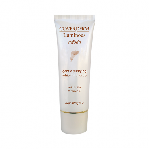 Coverderm Luminous Exfolia, whitening scrub, 50ml