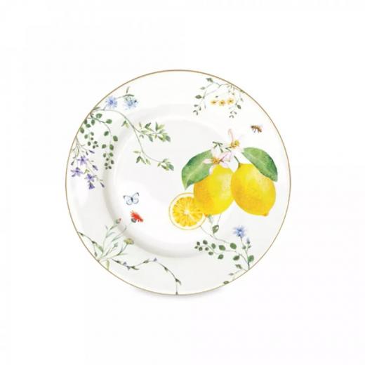 Easy Life Fleurs et Citrons 19cm Side Plate - Multicolored