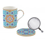 Easy Life Marrakech Mug with Infuser & Lid in Box Multicolored 350ml