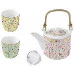 Easy Life Meadow Flowers Tea Set in Box - Multicolored