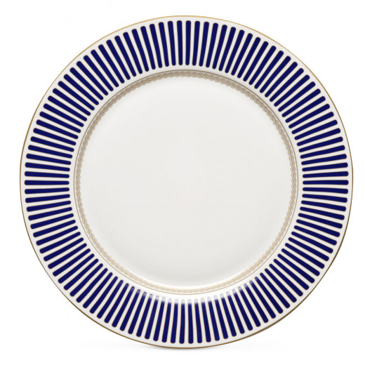 Easy Life Corallo Dinner Plate Blue & Gold 27cm