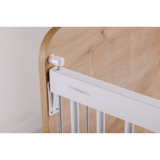 Babywhen 1066 Mother Side Crib With Wheels Somon