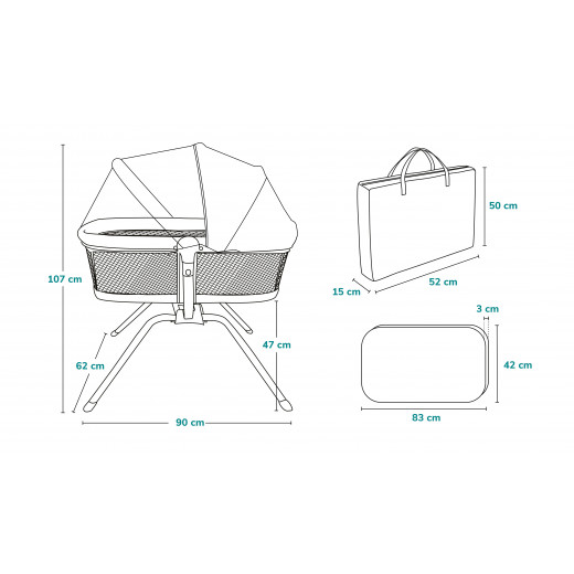 Lionelo Malin Evo – cot 3 in 1