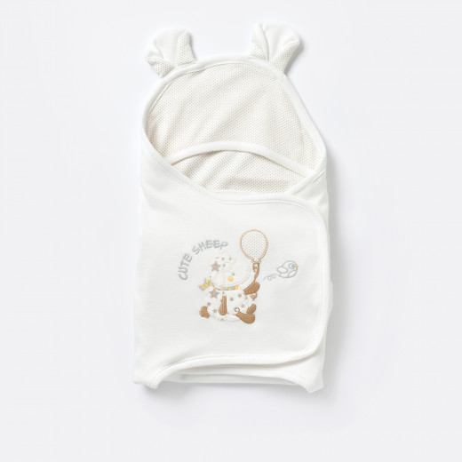 Bi̇Baby Cute Sleep Swaddle Beige