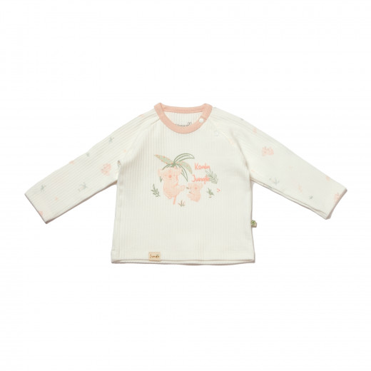 BiOrganic Koala Jungle Sweat Pink (18-24 Months)