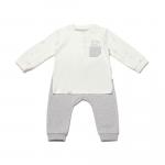 BiOrganic Koala Jungle Sweatshirt and Trousers Grey (9-12 Months)