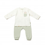 BiOrganic Koala Jungle Sweatshirt and Trousers Mint (18-24 Months)