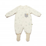 BiOrganic Koala Jungle Romper With Feet Grey (3-6 Months)