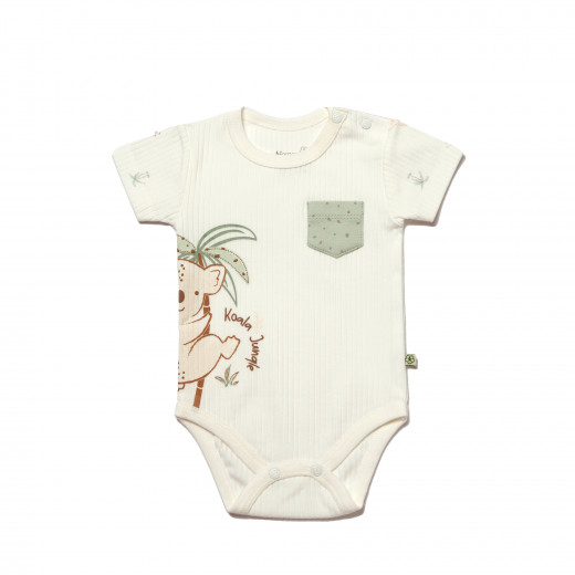 BiOrganic Koala Jungle Body Short Sleeve Mint (0-3 Months)