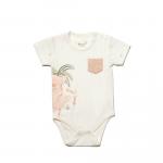 BiOrganic Koala Jungle Body Short Sleeve Pink (6-9 Months)