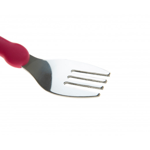 Babyjem Steel Spoon And Fork Pink