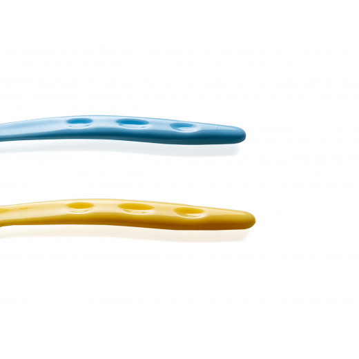 Babyjem Baby Food Spoon 2 Pcs/Blue-Yellow