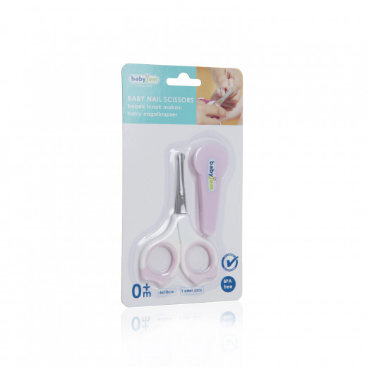 Babyjem Baby Nail Scissors / Pink