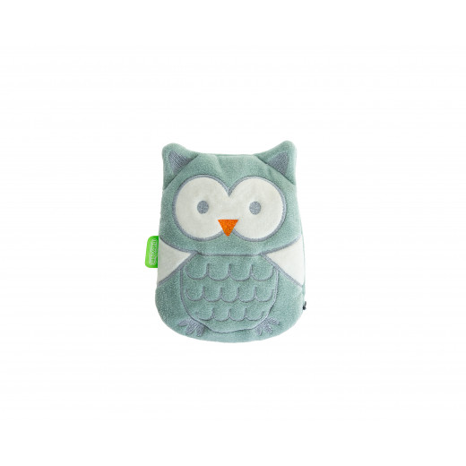 Babyjem Cherry Seeds Filled Velvet Colic Pillow / Owl / Green