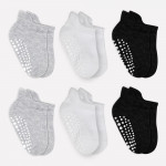 Bi̇style 6-Pairs Combed Non-Slip Liner Socks (0-6 m) Colored