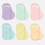 Bistyle 6-Pairs Baby Ballerina Socks (12-24 m) Colored