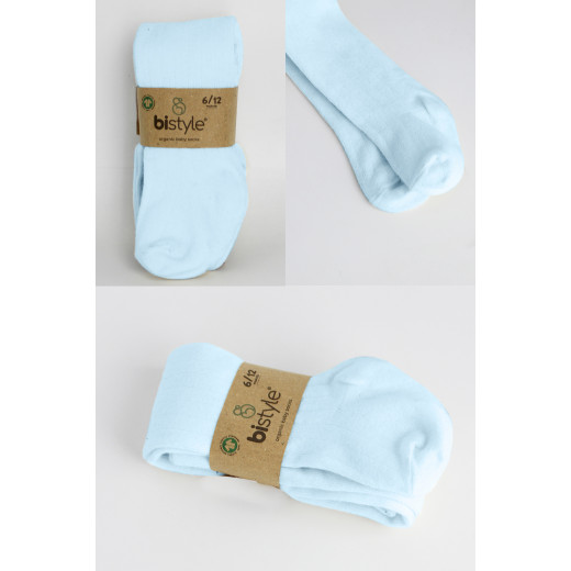 Bistyle Combed Cotton Single Tight (24-36 m) Light Blue