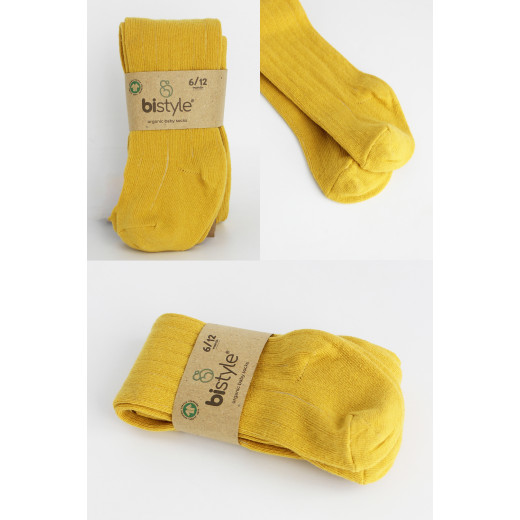 Bistyle Combed Cotton Single Tight (12-24 m) Yellow