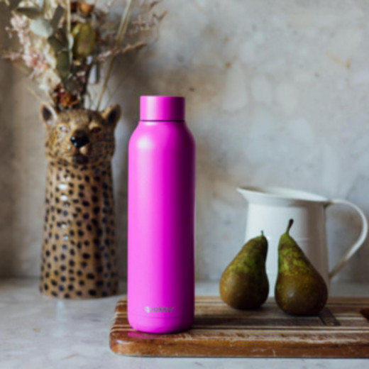 QUOKKA THERMAL SS BOTTLE SOLID PURPLE 630 ML