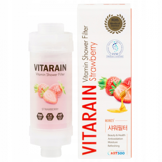 Vitarain Korean Vitamin Shower Filter - Strawberry