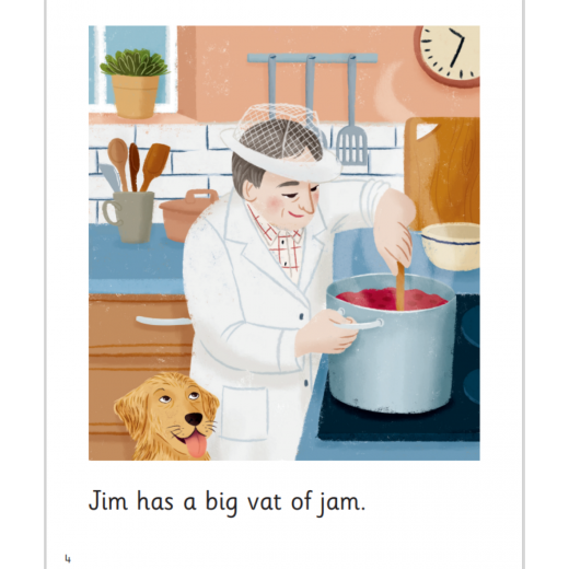 The Jam Man: My Letters and Sounds Phase Three Phonics Reader