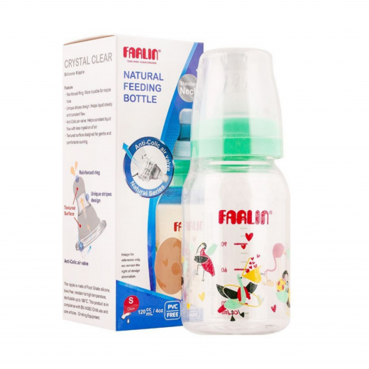 Farlin Standard Neck Feeding Bottle, 120ml