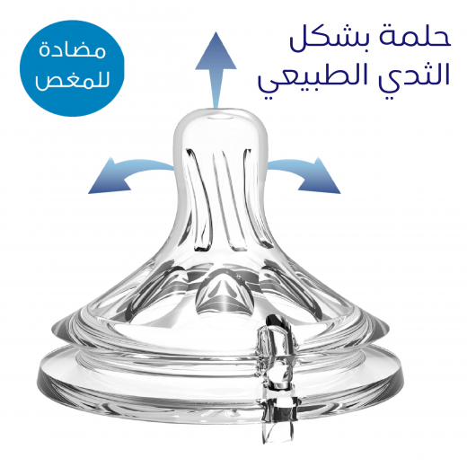 حلمة بشكل الثدي الطبيعي,+3 أشهر, من اي بيبي