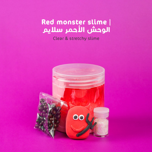 MamaSima Red Monster Themed Slime