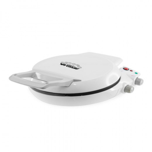 Arshia Pizza Maker White 1800Watt , Non-Stick Surface , Functions Include: Cook, Bake, Toast, Sear, Grill