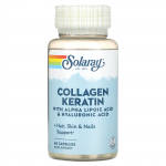 Solaray, Collagen Keratin with Alpha Lipoic Acid & Hyaluronic Acid, 60 Capsules