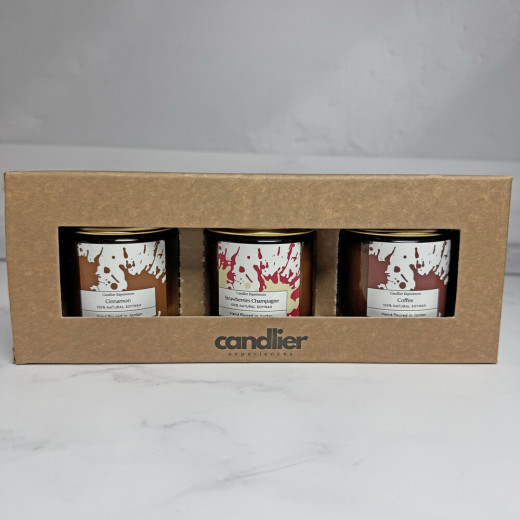 Three candles gift set 3*100