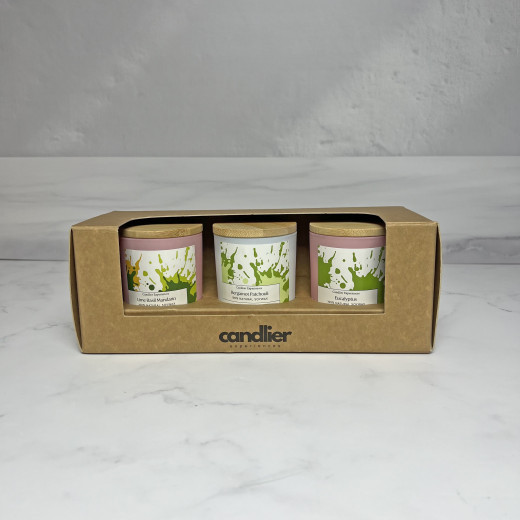 Three candles gift set