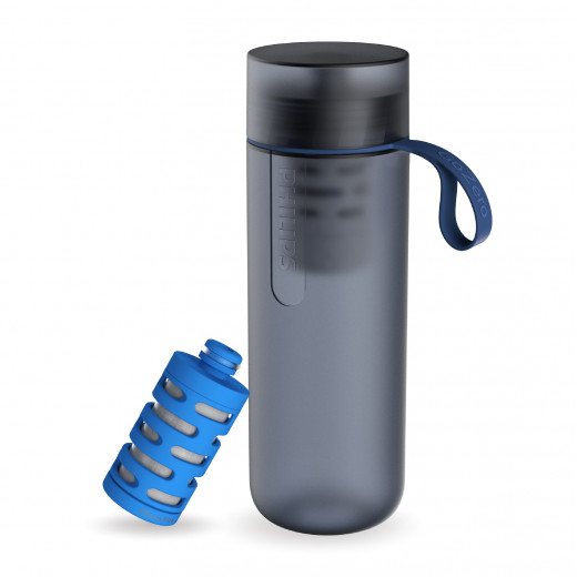 Philips Water GoZero Fitness Hydration Bottle - 1 Filter Included AWP2712BLR/10