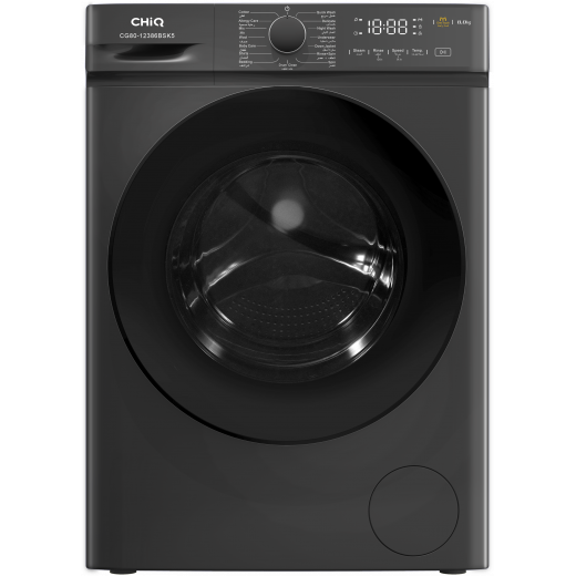 CHIQ Washing Machine 8KG 1200RPM Titanium