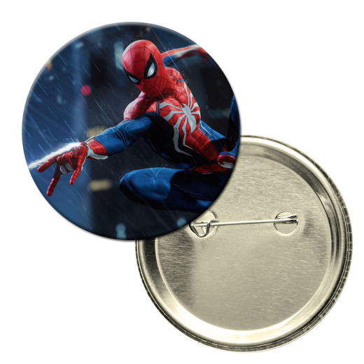 Button badge - Spider-man - style 3