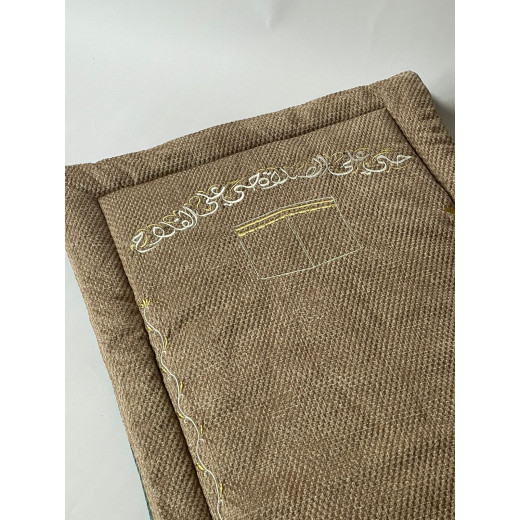 Beige tweed Velvet Prayer Mat 120*73*2