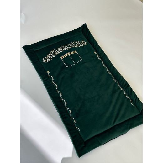 Green Velvet Prayer Mat 120*73*2