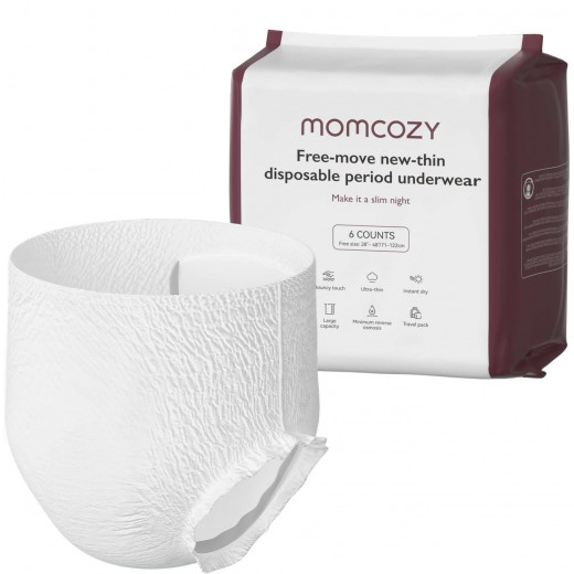 Momcozy Postpartum Disposable Underwear, 6pcs