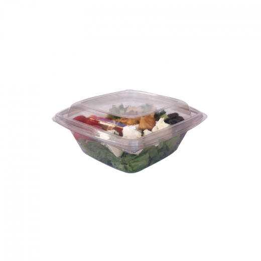 Food Storage Container With Separate Lid 1000ML - Transparent - 50 Pieces