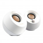 Creative white pebble speakers, (USB A)