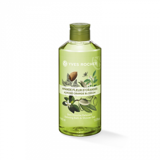 Relaxing Bath and Shower Gel - Almond Orange Blossom 400 ml