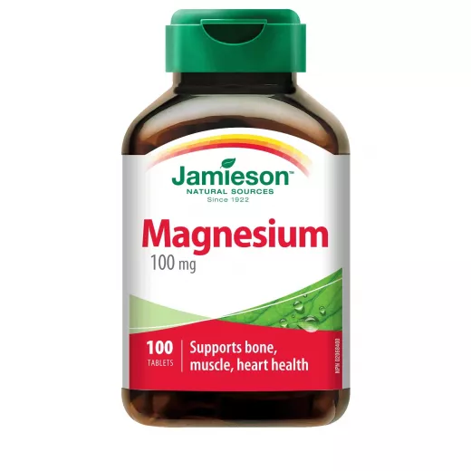 Jamieson Magnesium 100mg 100 Tablet