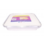 RZ Large Square Aluminum Container 22cm - 5 Pieces